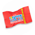 Crveni omot Tony's Chocolonely čokolade u lijepom pakiranju.